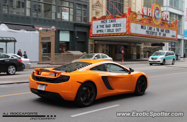 Mclaren MP4-12C spotted in Chicago, Illinois