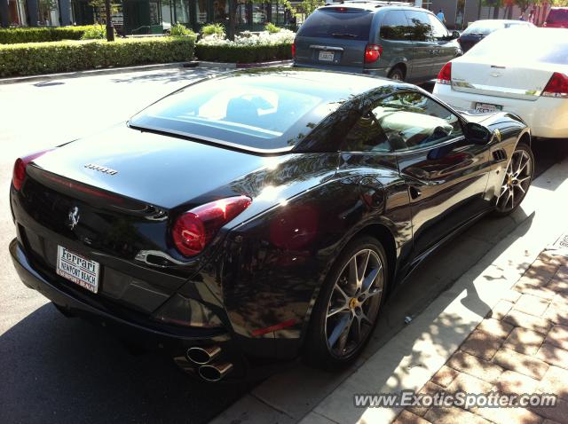 Ferrari California spotted in Ranch Cucamonga, California