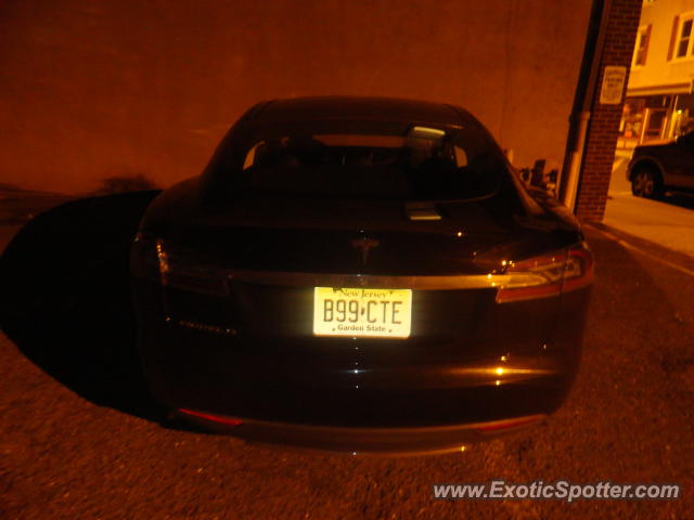 Tesla Model S spotted in Red Bank, New Jersey