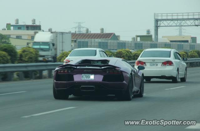 Lamborghini Aventador spotted in Chunghua, Taiwan