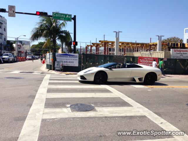 Lamborghini Murcielago spotted in Miami Beach, Florida