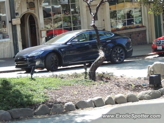 Tesla Model S spotted in Carmel, California