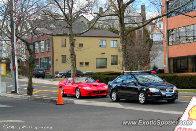 Ferrari 575M spotted in Greenwich, Connecticut