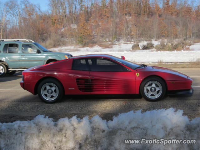 Ferrari Testarossa spotted in Eau Claire, Wisconsin