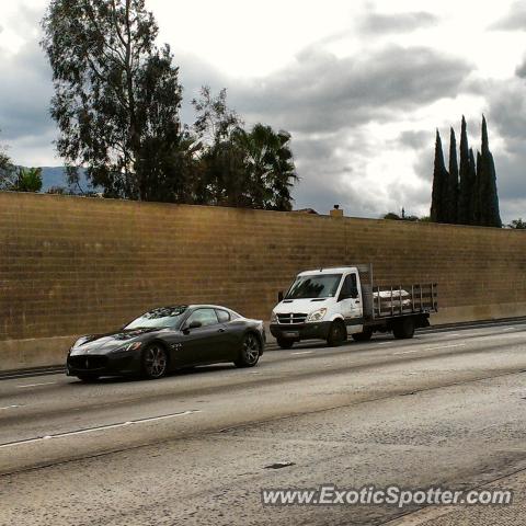 Maserati GranTurismo spotted in Corona, California