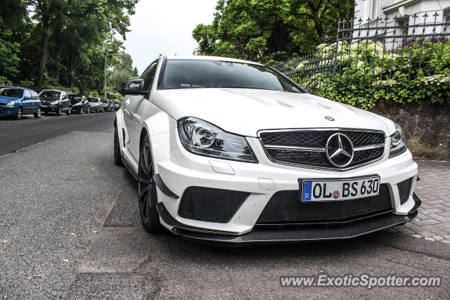 Mercedes C63 AMG spotted in Wiesbaden, Germany