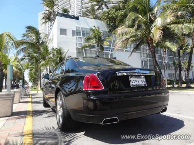 Rolls Royce Ghost spotted in Miami Beach, Florida