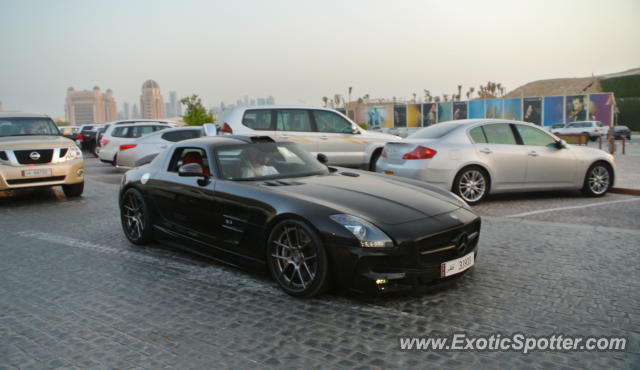Mercedes SLS AMG spotted in Doha, Qatar