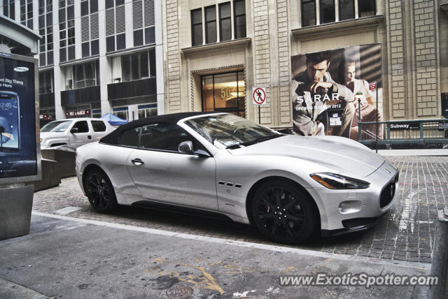 Maserati GranCabrio spotted in New York City, New York