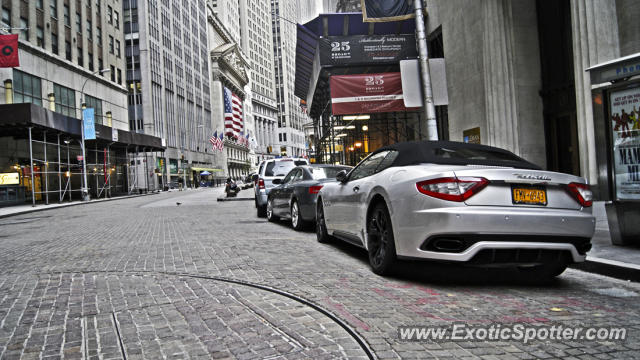 Maserati GranCabrio spotted in New York City, New York