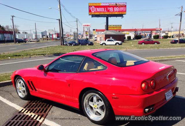 Ferrari 550 spotted in Union, New Jersey