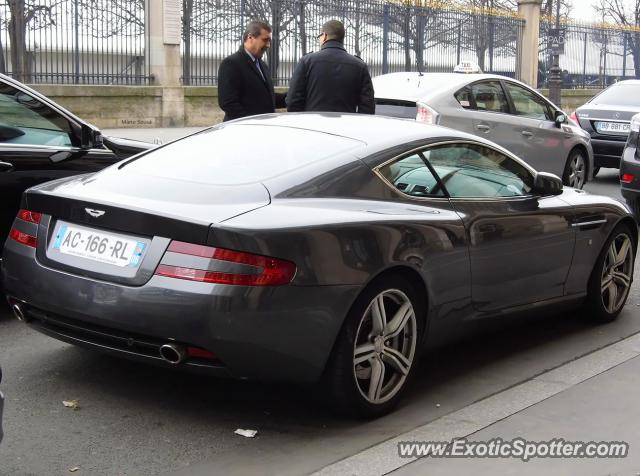 Aston Martin DB9 spotted in Paris, France