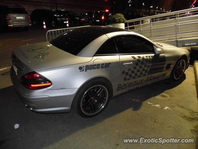 Mercedes SL 65 AMG spotted in Paris, France