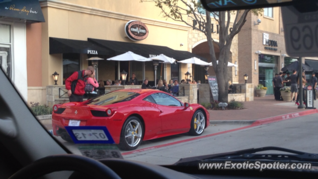 Ferrari 458 Italia spotted in Dallas, Texas
