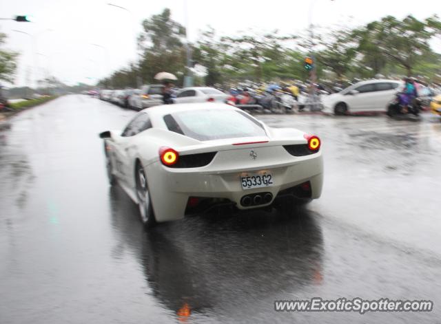 Ferrari 458 Italia spotted in Tainan, Taiwan
