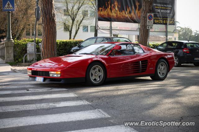 Ferrari Testarossa spotted in Oderzo, Italy