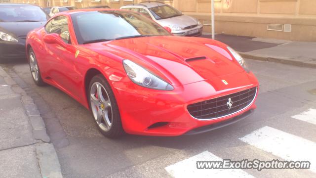 Ferrari California spotted in Bratislava, Slovakia