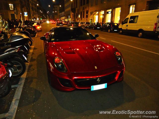 Ferrari 599GTO spotted in Milan, Italy