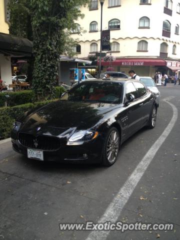 Maserati Quattroporte spotted in Mexico City, Mexico