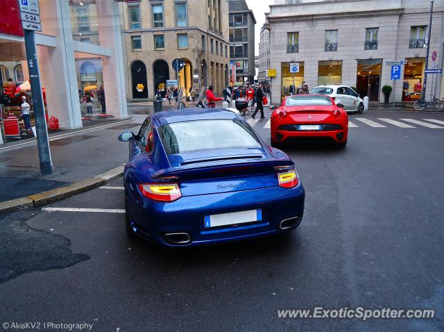 Porsche 911 Turbo spotted in Milan, Italy