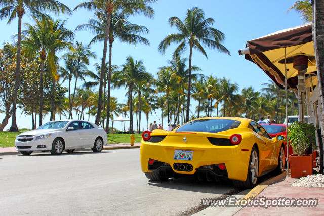 Ferrari 458 Italia spotted in Miami, Florida