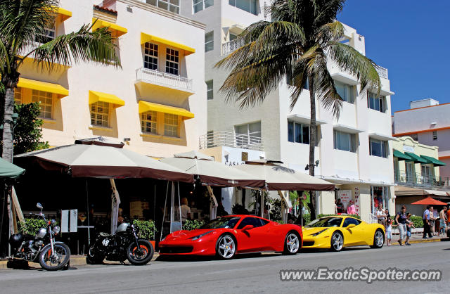 Ferrari 458 Italia spotted in Miami, Florida