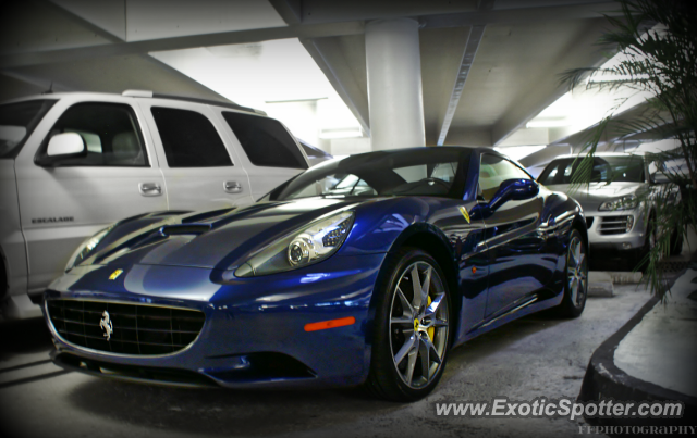 Ferrari California spotted in MIami, Florida