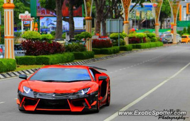 Lamborghini Aventador spotted in Ipoh, Malaysia