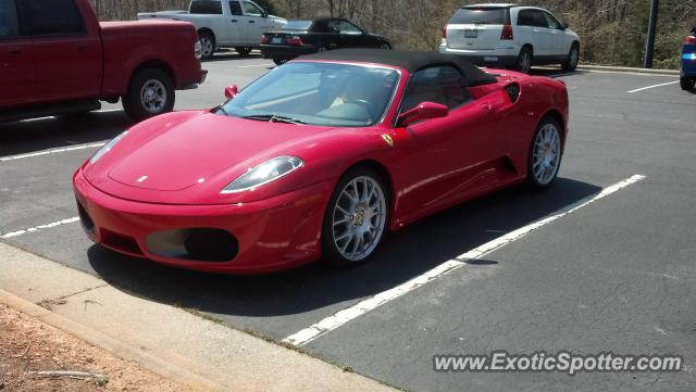 Ferrari F430 spotted in Mooresvile, North Carolina