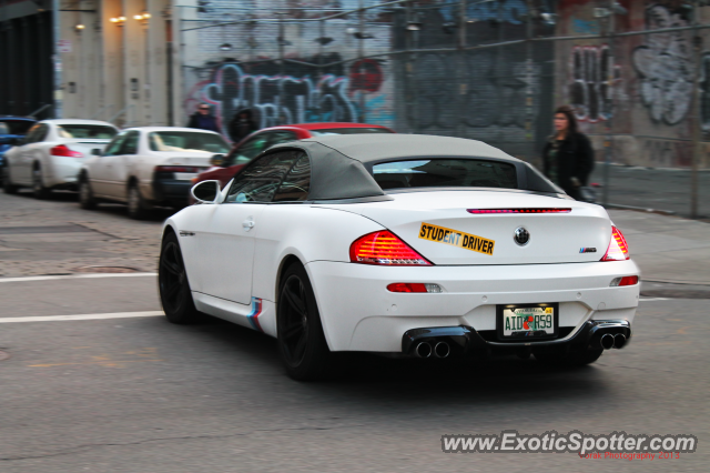 BMW M6 spotted in SOHO, New York