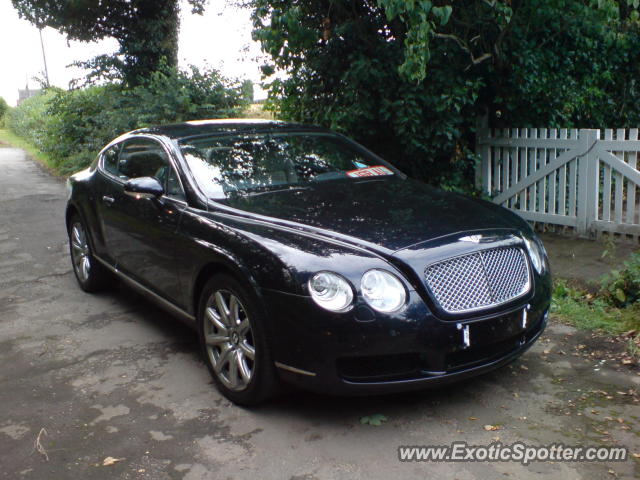 Bentley Continental spotted in Sutton Coldfield, United Kingdom