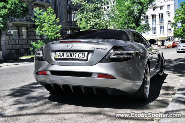 Mercedes SLR spotted in Kiev, Ukraine