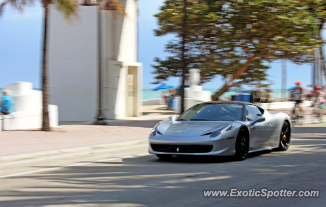 Ferrari 458 Italia spotted in Ft Lauderdale, Florida