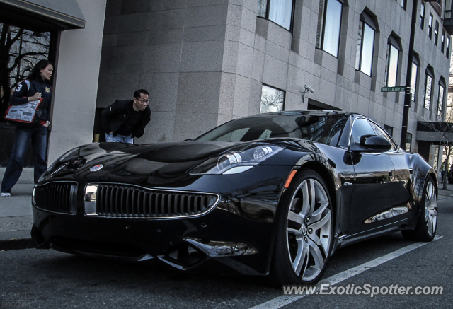 Fisker Karma spotted in Boston, Massachusetts