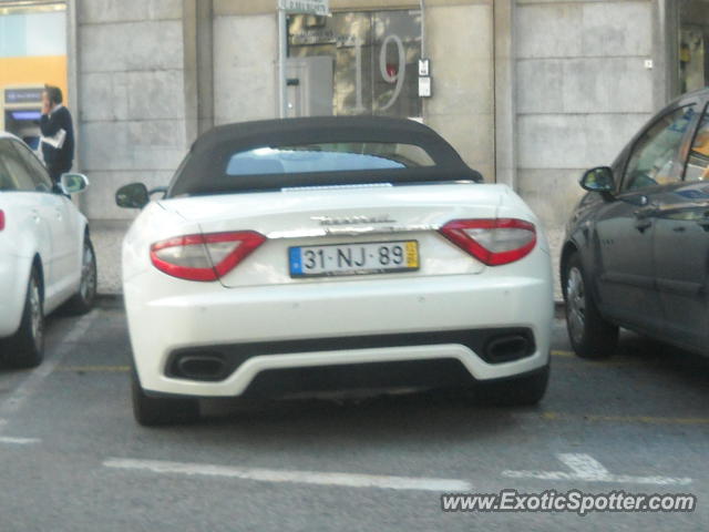 Maserati GranCabrio spotted in Cascais, Portugal
