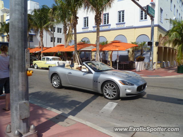Maserati GranCabrio spotted in Miami, Florida