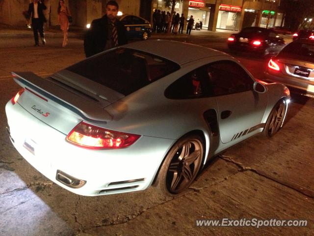 Porsche 911 Turbo spotted in Hollywood, California