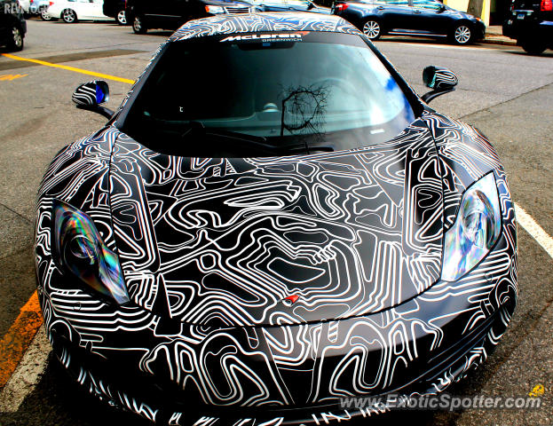 Mclaren MP4-12C spotted in Greenwich, Connecticut