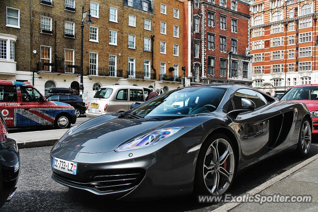 Mclaren MP4-12C spotted in London, United Kingdom