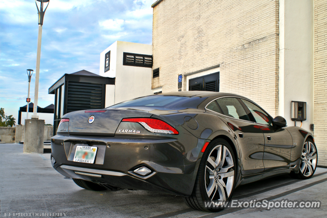 Fisker Karma spotted in Miami, Florida