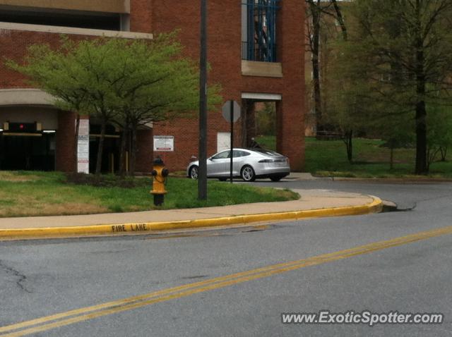 Tesla Model S spotted in College Park, Maryland