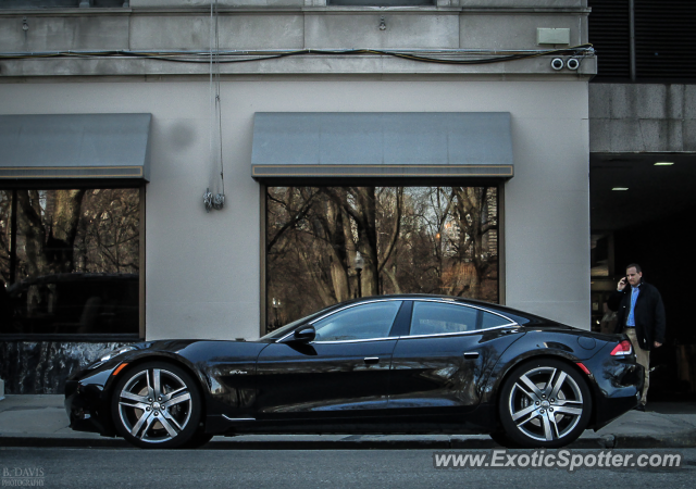 Fisker Karma spotted in Boston, Massachusetts