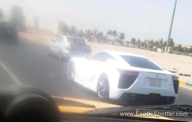 Lexus LFA spotted in Jeddah, Saudi Arabia