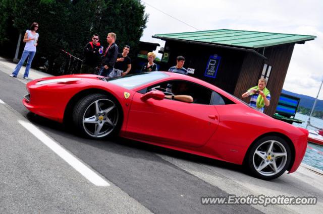Ferrari 458 Italia spotted in Worthersee, Austria