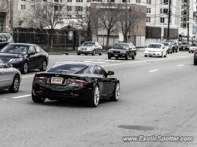 Aston Martin DB9 spotted in Edgewater, New Jersey