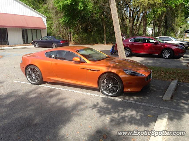 Aston Martin Virage spotted in Bluffton, South Carolina