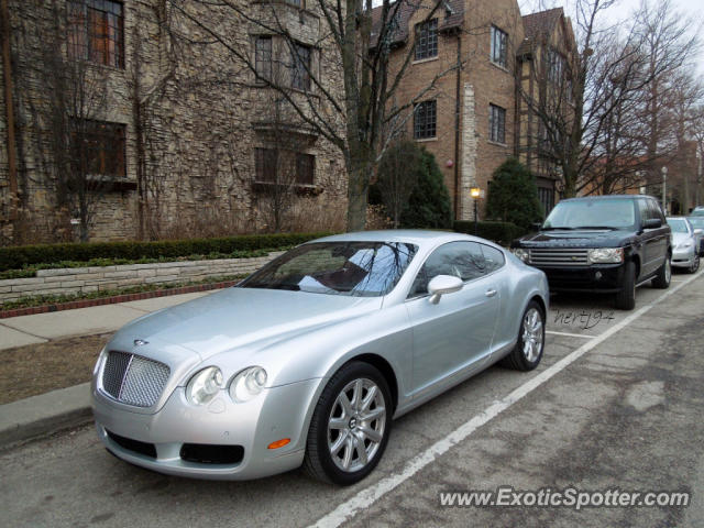 Bentley Continental spotted in Lake Forest, Illinois
