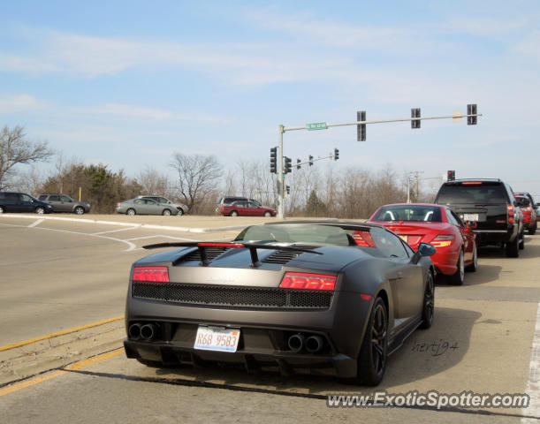 Lamborghini Gallardo spotted in Barrington, Illinois
