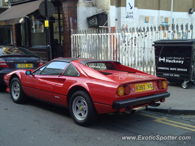 Ferrari 308 spotted in London, United Kingdom