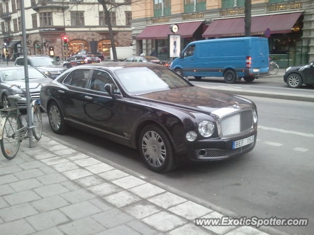 Bentley Mulsanne spotted in Stockholm, Sweden